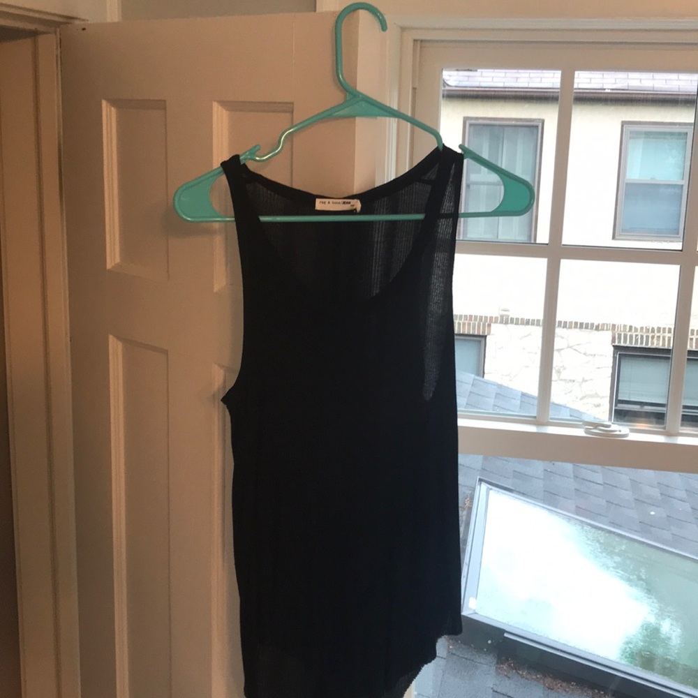 rag & bone black tank top